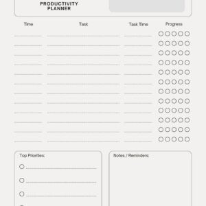 Workday Planner