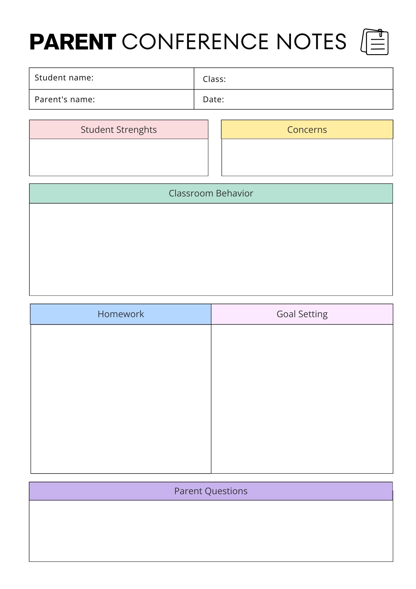 Parenting Daily Planner